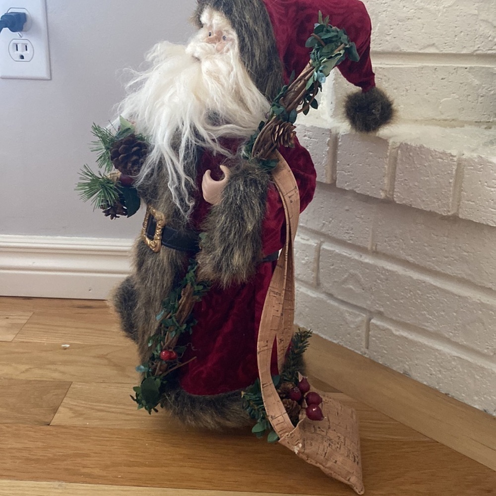 Rustic Santa Clause Figure Doll - Picture 5 of 6